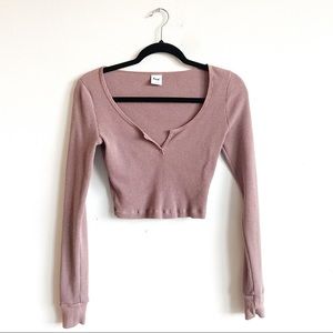 ARITZIA THERMAL SWOOP NECK